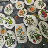 Imán de Nevera de Arcilla Plástica de Piedra Material para Manualidades Adornos Decorativos de Plantas Pintados a Mano Estudio Cursos Especiales de Verano Belleza Infantil