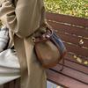 Bolsos de Comercio Exterior Bolsos de Mujer 2025 Nuevo Diseño Nicho Transfronterizo Retro Denim Estampado Antiguo Versátil Un Hombro Cruzado Cubo