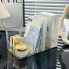[Fabricante Original] Caja Transparente de Almacenamiento para Cosméticos de Mascotas Organizador de Caja con Compartimentos para Maquillaje de Escritorio y Mascarillas de Cuidado de la Piel