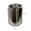 Cubo de Limpieza Máquina de Cerveza 10L Limpieza de Cerveza Tubería de Cerveza de Barril Máquina de Pared Equipo de Limpieza de Cerveza Grifo Tubería Cubo