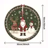 Artículos más vendidos transfronterizos: Falda para Árbol de Navidad, Hombre de Jengibre, Accesorios de Decoración para Fiesta de Escena de Año Nuevo, Decoraciones, Venta Directa del Fabricante