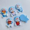 Gran gato azul feliz pintado, accesorios de resina, funda para teléfono, sombrero, pegatina para refrigerador, crema, pegamento, hebilla para zapatos, material
