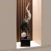 Entrada de Casa Entrada Viento y Agua Verticales Adornos Altos Sala de Estar Mueble de TV Oficina Lujo Ligero Decoraciones para el Hogar de Gama Alta
