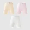 Pantalones Cortos de Seguridad para Niñas Dingmi Oso, Estilo Delgado de Verano, Leggings Antiexposición Clase A, Borde con Volantes, Color Sólido, Dos en Uno para Niñas