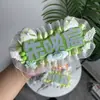 Ju Jingyi y Hou Mingyi Colgante Terminado Reflectante DIY para Fans Mercancía de Celebridades Texto Creativo Nombre Fieltro Lindo