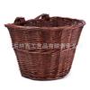 Cesta de Bicicleta Amazon Willow Cesta de Bicicleta Vintage para Adultos Cesta de Armazenamento Tecida Cesta de Estilo Pastoral para Animais de Estimação