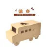 Materiales Manualidades DIY para Niños Tanque Coche Avión Caja de Cartón para Colorear Modelo Cáscara de Cartón Papel Cartón Cartón