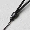 Cordón para Collar de Sándalo Incrustado con Polvo de Plata, Ajustable para Hombres y Mujeres, Cordón para Colgante de Cuenta de Madera con Patrón de Nube DIY, Venta al por Mayor desde el Fabricante