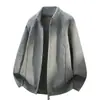 2026 Moda Otoño e Invierno Nueva Moda Juvenil Transfronteriza de Amazon Suéter Casual de Punto con Cuello Alto y Media Cremallera para Hombre