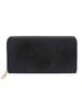 Cartera para Mujer con Bordado de Letras, Monedero Clutch Largo, Nailon con Cremallera, Soporte Multifuncional para Tarjetas, Moderno Soporte para Identificación