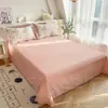 Sábana de cama auténtica 13376 de algodón puro, sábana de cama de ancho amplio 100% algodón, sábana de cama estampada de color liso, sábana de cama de algodón puro de alta calidad hecha a medida