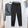 Pantalones vaqueros estilo coreano para adelgazar, cintura alta nueva, estilo papá, para estudiantes mujeres, Otoño 2020, holgados, rectos, tipo harén, zanahoria