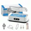 Máquina de Limpieza Ultrasónica de Cinco Velocidades, Gran Capacidad, Máquina de Limpieza Ultrasónica para Gafas con UV, Máquina de Limpieza Ultrasónica para Brackets Dentales de 49 KHz, Transfronterizo