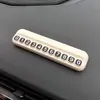 Letrero de Estacionamiento Labubu 2025 Modelo Nuevo Matrícula Temporal para Coche Placa de Número de Teléfono para Coche en Movimiento Adorno de Decoración Interior de Coche