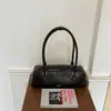 Bolsa Versátil com Estampa de Leopardo para Dachshund Cross2026 Bolsa de Axila Estilo Spicy Girl em Camurça Bolsa Baguete Fashion Retrô Bolsa de Ombro de Nicho