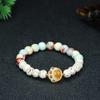 Pulseira Bodhi Natural Queimada Carvão Garra de Gato Estrela Lua Bodhi Pulseira Feminina Famosa da Internet Círculo Motociclista Bodhi Mão Cravo