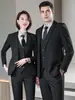 Traje Profesional Femenino Temperamento Capaz Entrevista de Trabajo Oficina Traje de Otoño Vestido Ventas Negocios Ropa de Trabajo