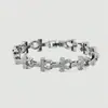 Collar Cruzado de Hip-Hop Full Diamante para Hombre, Cadena Cubana de Aleación con Pedrería, Cadena para Clavícula de Personalidad de Moda para Mujer, Estilo Europeo y Americano