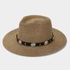 Sombrero de mezclilla Dike moda europea y americana compras sombrero para el sol para hombres y mujeres actuación escénica sombrero de paja panamá moda