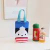 Bolsa para Botella de Agua Portátil Estilo Japonés, Funda para Termo de Dibujos Animados Kuromi, Bolsa Portátil para Guardar Varios, Bolsa para Botella de Agua