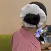 Anillo para el pelo plisado estilo coreano alta elasticidad Cuerda para el pelo Textura de alta calidad Anillo de bola grande con lazo Nuevo estilo 2025 Para mujer Cola de caballo Cabeza de bola