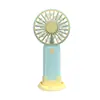 Ventilador de mão USB mini portátil de desenho animado pequeno vento forte silencioso pequeno ventilador presente atacado logo