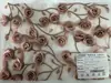 Nuevo tejido de malla con bordado de pequeñas rosas tridimensionales para vestidos, faldas largas, ropa, bolsos y venta al por mayor de tela para bordar
