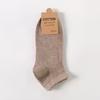 Calcetines de verano para mujer, desodorantes, absorbentes del sudor, para hombre y mujer, bonitos calcetines japoneses de estilo moderno, de color liso, de caña baja, deportivos, náuticos.