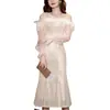 Elegante Vestido de Noche para Mujer 2026 Verano Alta Gama Lujo Lentejuelas Ajustado Corto para Fiesta