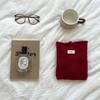 Bolsa para Teléfono Móvil Tejida a Mano Estilo Coreano de Huevo Hogar Otoño e Invierno Mini Linda Lana Tejida Hombro Cruzado