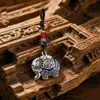Estilo Étnico Chino Joyería de Aleación Colgante Llavero de Elefante Auspicioso para Hombres y Mujeres Pequeño Regalo Accesorio Decoración Venta al por Mayor