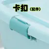 Accesorios para cajas de almacenamiento, incluyendo clips de fijación con forma de oreja, clips de plástico, manijas universales y componentes desmontables ultraduraderos