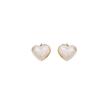 Pendientes de plata con forma de corazón de melocotón, frescos y sencillos, de verano, con forma de dulce viento y aceite, elegantes y con un toque de amor para una chica dulce.
