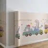 Papel de Parede Autoadesivo Estilo Cartoon Infantil e Puro Adesivos de Parede à Prova d'Água Papel de Parede para Casa Decoração de Parede de Fundo para Quarto Sala de Estar Adesivos