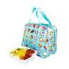 Bolsa para vajilla de tela Oxford Bolsa de almuerzo de tela Oxford personalizada Bolso bandolera para almuerzo Bolsa para lonchera aislada 600D