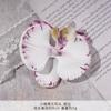 Cabeza de Orquídea Mariposa Pequeña Flor Artificial Falsa DIY Guirnalda Hecha a Mano Boda Ropa Retro Tocado Pasador Accesorios Atrezzo