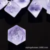 Venta directa de fábrica traje morado claro ráfaga mate de 7 piezas dados de cristal facetado juego de mazmorras y dragones DND