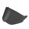 Casco de Motocicleta Negro con Lente Grande Color Té Negro con Recubrimiento Plateado, Accesorios Coloridos para Motocicleta para Montar, Unisex, Visión Nocturna, Transmite Luz