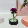 Flor Eterna capa acrílica rosa de flanela 520 Dia das Mães Tanabata Dia dos Namorados presente decoração criativa transfronteiriço