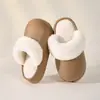 Zapatos de Algodón de Dibujos Animados My Melody Otoño/Invierno 2025 Nuevo Estilo Forro de Felpa Caliente Tacón Desmontable Impermeables Antideslizantes Zapatos de Algodón para Mujer