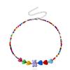 Europeu e Americano Cross-border Jóias Boêmio Cor Mista Bead Colorido Amor Urso Colar Pulseira Set Cartoon Mulheres