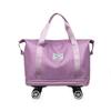 Bolsa de Viaje con Dos Capas de Capacidad Ampliable, Bolsa de Equipaje Portátil para Almacenamiento, Viajes y Viajes de Negocios, Bolsa de Mano para Viajes Cortos