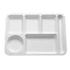 Vajilla de melamina negra plato para hot pot plato de res plato para barbacoa plato para buffet parrilla de buffet forma irregular mariscos creativo uso comercial