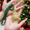 Árvore de Natal de Ouro Puro 999 Traz Riqueza Instantânea Chaveiro de Carro Estilo Zootopia Pequeno Presente
