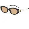 Gafas de sol retro estilo ojo de gato inspiradas en celebridades para mujer, a la moda y sofisticadas con montura metálica hueca, Hacen que los rostros grandes parezcan más pequeños