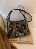 Bolso Casual de Moda 2025 Nueva Moda Bolso Tote Retro de Gama Alta Bolso Cruzado Trendy Simple de Color Sólido