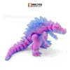 Série de Monstros Crocodilo Impressos em 3D Godzilla Brinquedo Articulado Decoração Artesanato Transfronteiriço Presente Ornamento