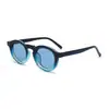 Nuevas gafas de sol retro redondas de montura pequeña, gafas de sol de moda estilo callejero, gafas de sol de moda transfronterizas con protección UV para hombre