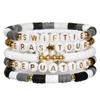 Amazon Nuevo Taylor Music 1989 Cerámica Blanda Letra Rosa Sol Sonriente Traje Pulsera SWIFTIE
