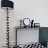 Luminária de Piso DIY Bola Duplo Furo Bola de Aço Bola Galvanizada Bola Pintada por Spray Bola Refletiva de Titânio Esfera Oca Bola de Boutique Dourada